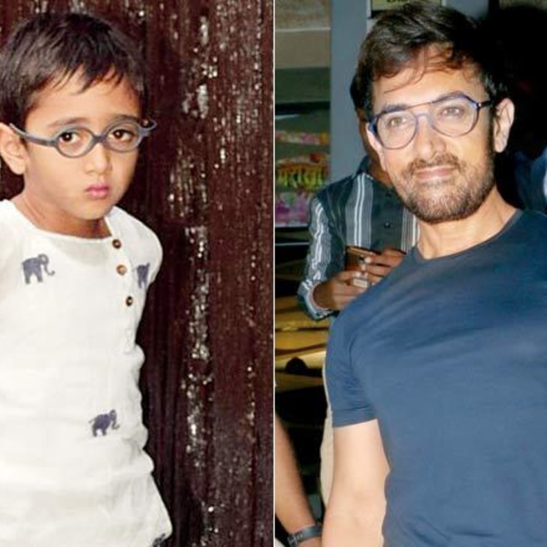 عامر خان يبدو صورة طبق الأصل من ابنه الأصغر بعد فقدانه الكثير من الوزن