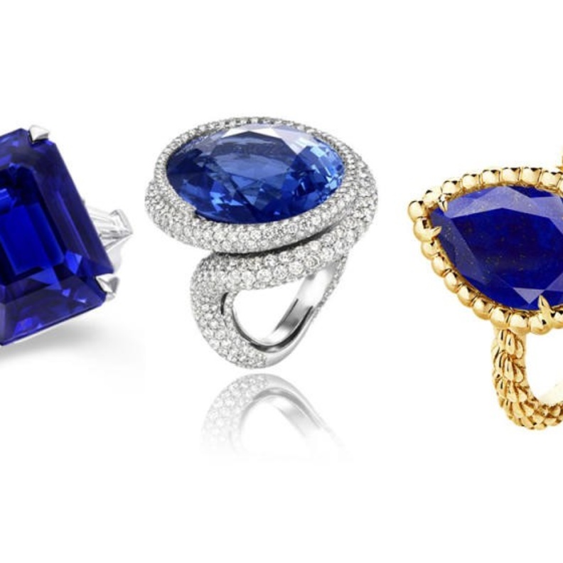 الياقوت الازرق يمنح العروس الاناقة