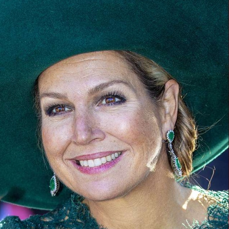 ملكة هولندا الملكة ماكسيما خلال زيارتها إلى مقاطعة أوترخت الهولندية