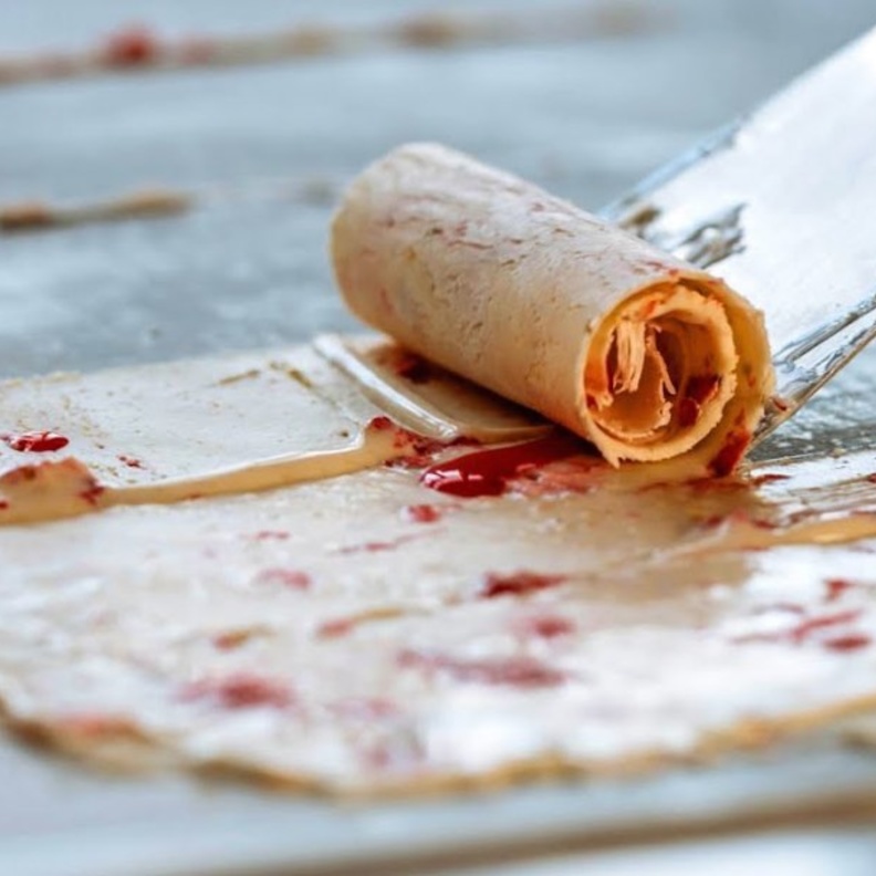  آيس كريم الصاج المبردة بالنيتروجين آمن