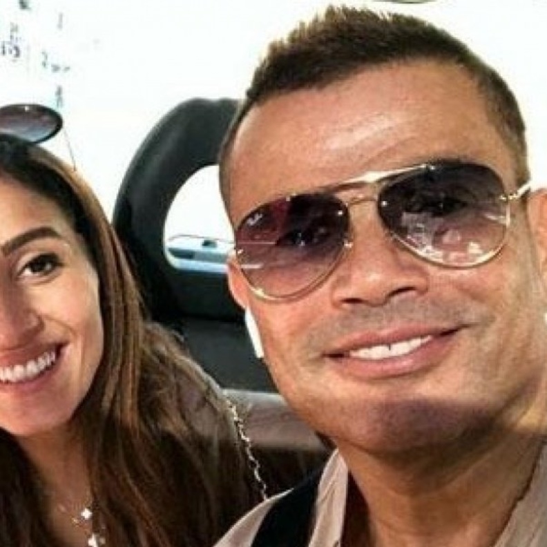 عمرو دياب ودينا الشربيني 