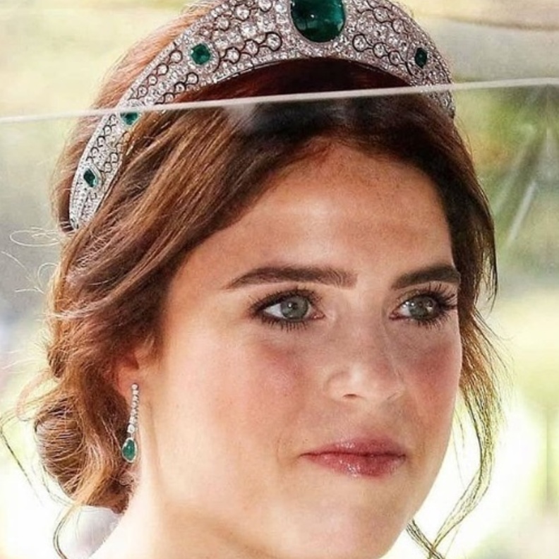 تاج الأميرة يوجين في حفل زفافها 
