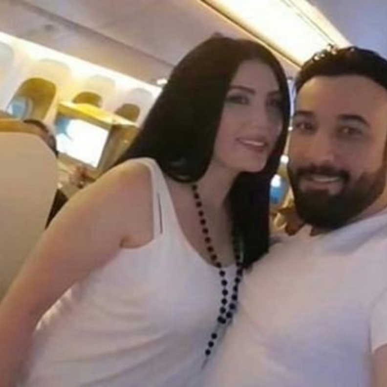 عبير صبري وزوجها