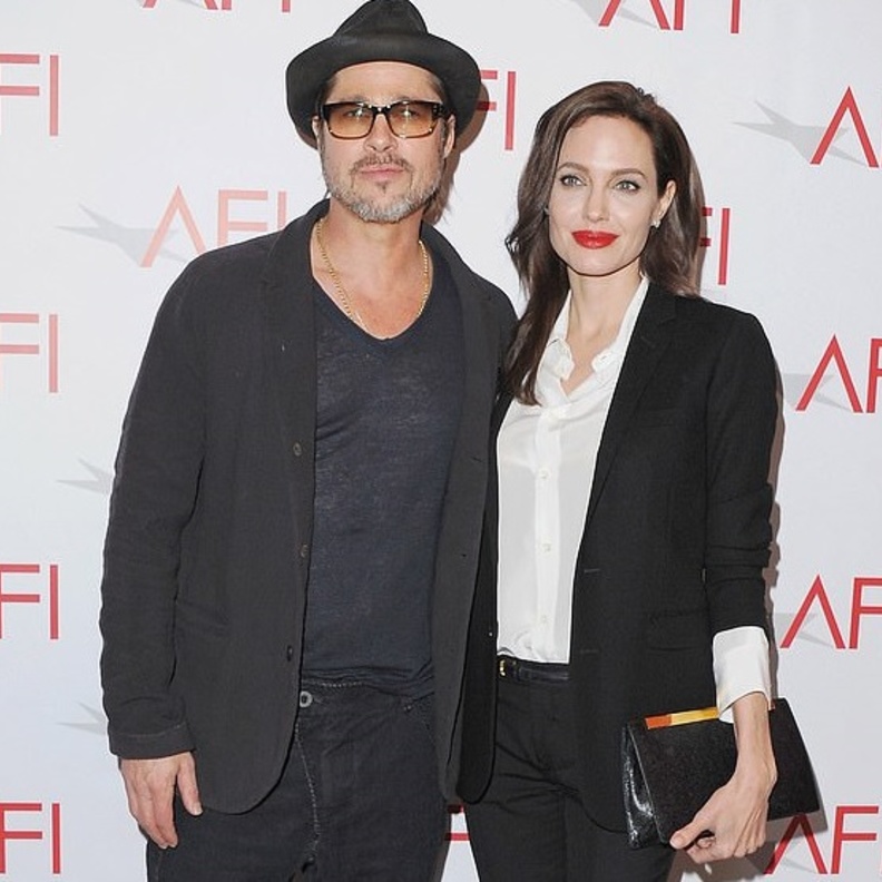 أنجلينا جولي وبراد بيت 