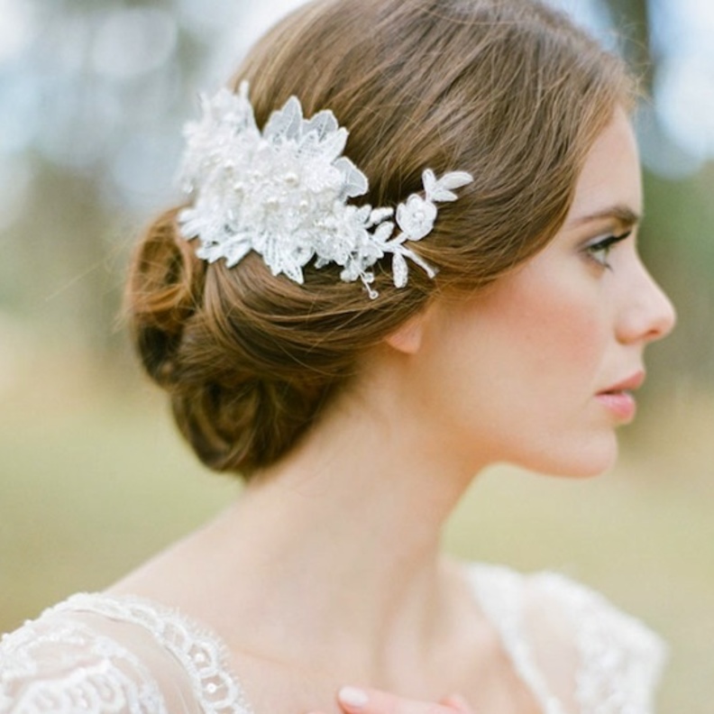  زيني شعرك باكسسوار ناعم من الدانتيل