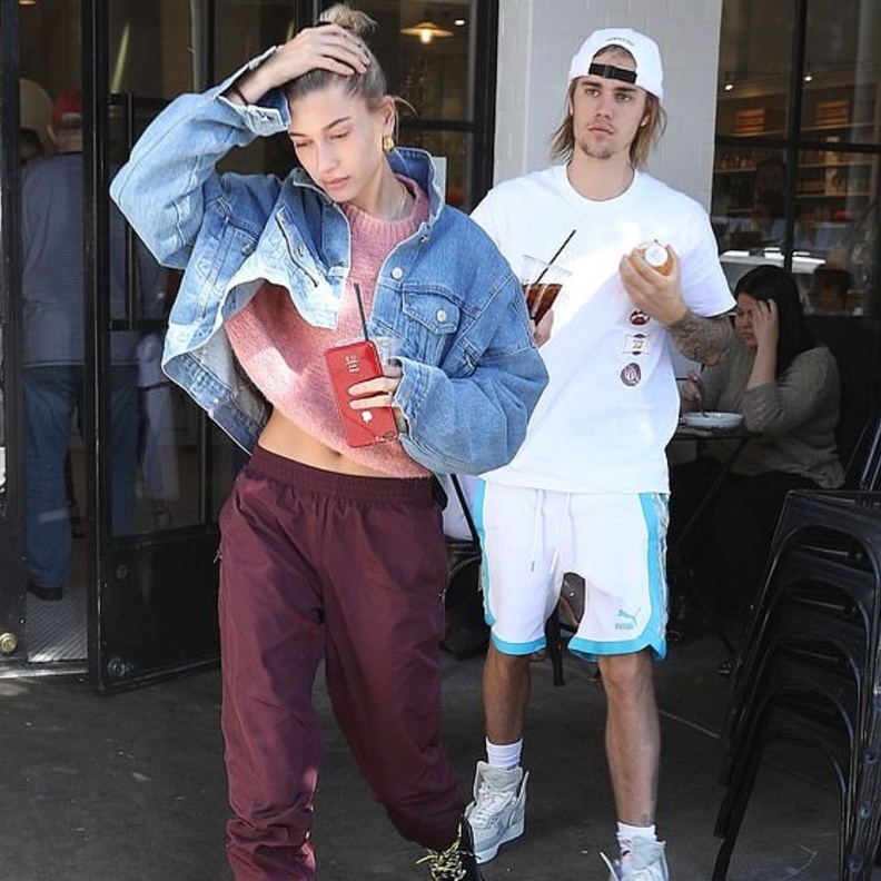 جاستن بيبر وهايلي بالدوين