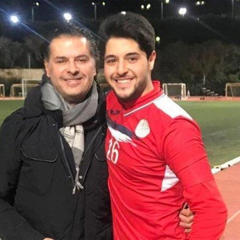 راغب علامة وابنه خالد 