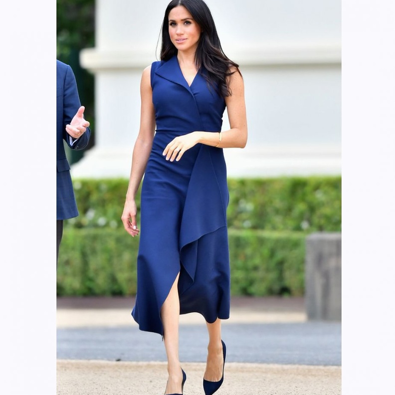 مرّة جديدة خطفت دوقة ساسكس ميغان ماركل الأنظار بأناقتها