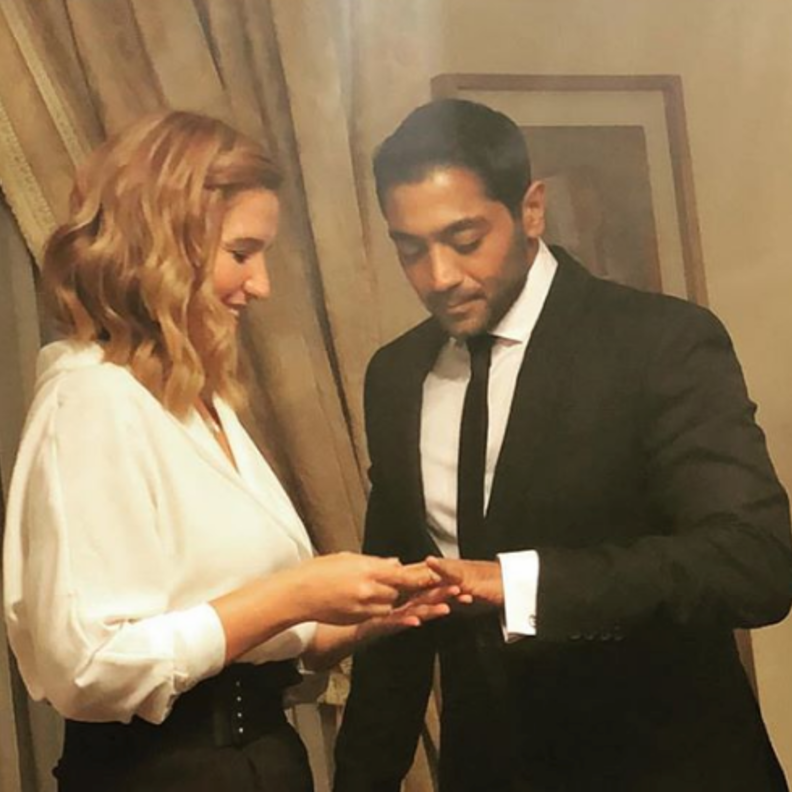 هنا شيحة تحتفل بعقد قرانها على احمد فلوكس