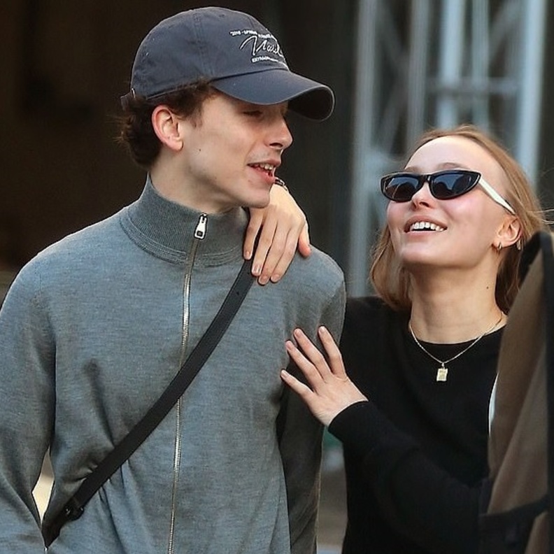 ليلي روز ديب و تيموثي شالاميت 