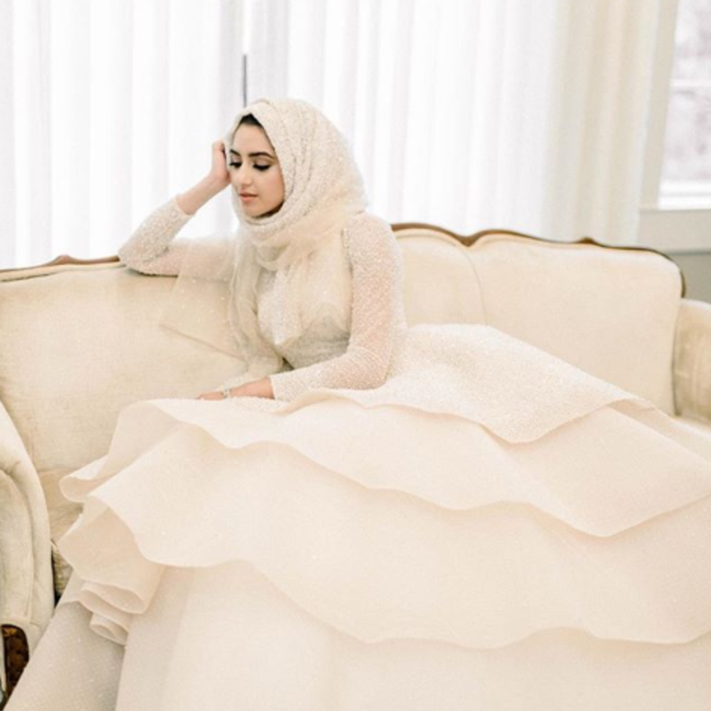 فستان زفاف الفاشينيستا سمر البرشا