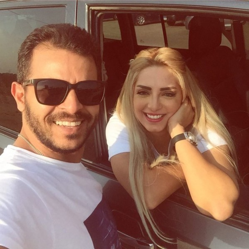 مي حلمي ومحمد رشاد 