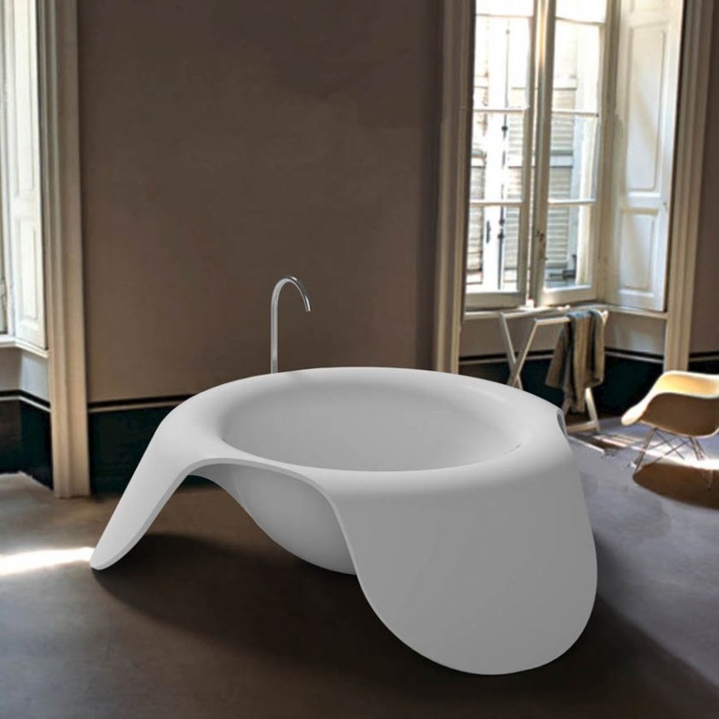 حوض استحمام نحاسي