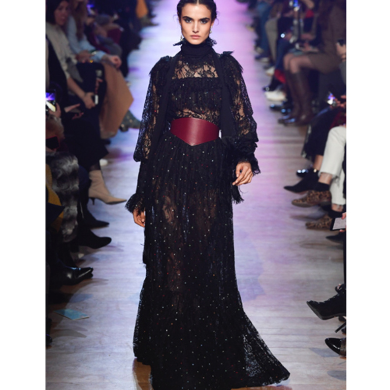 Chanel فستان سهرة من الدانتيل من