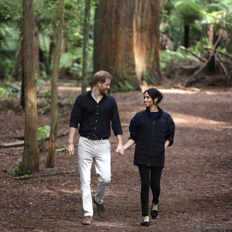  ميغان ماركل و الأمير هاري ينهيان جولتهما الملكية