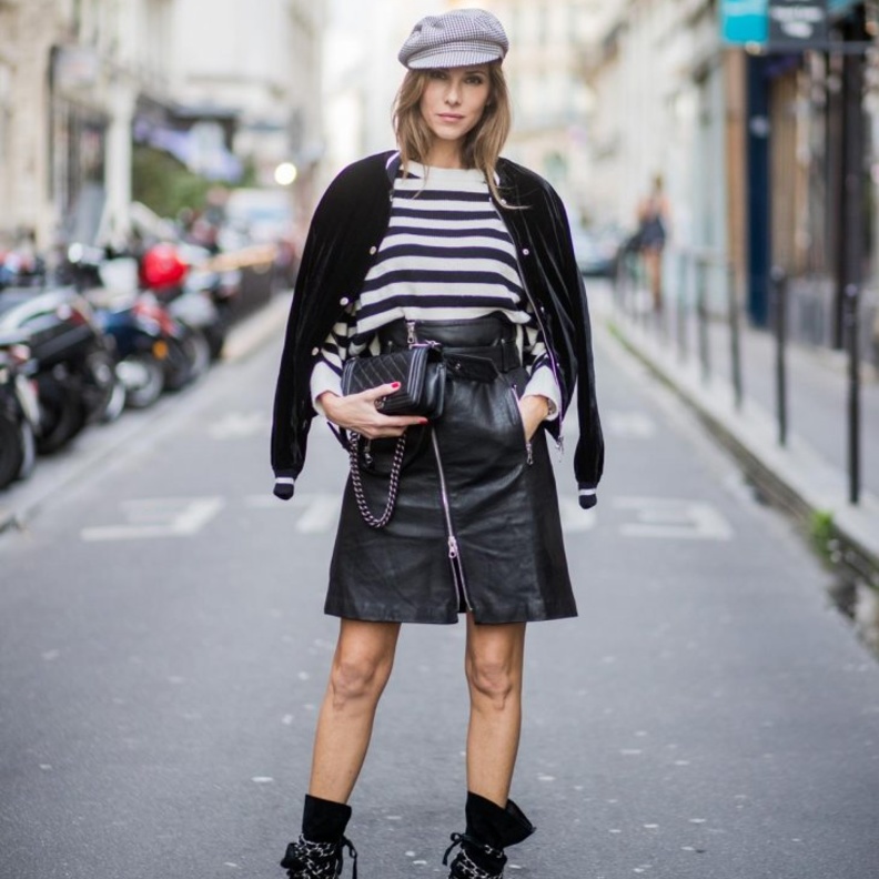 موديلات تنانير جلد