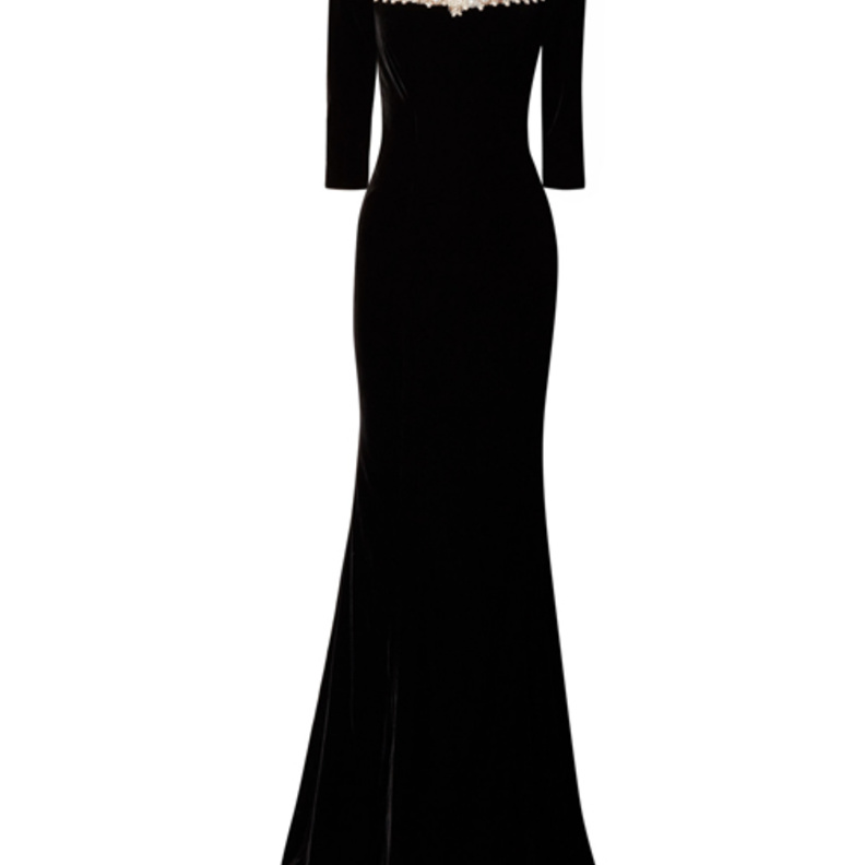 فساتين مخمل للمحجبات