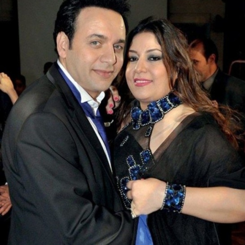 مصطفى قمر وزوجته السابقة غادة عيسى 