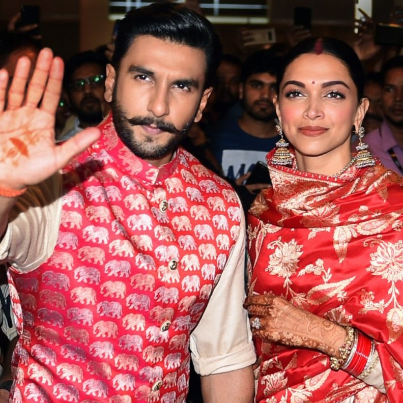 احتفالات رانفير سينغ وديبيكا بادوكون بزفافهما مستمرة