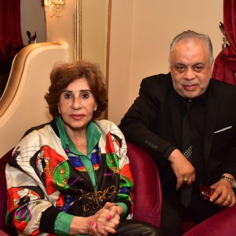 أشرف زكي وسميرة محسن