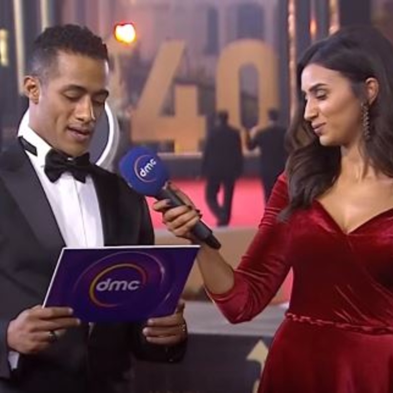 محمد رمضان على الريد كاربت في افتتاح مهرجان القاهرة