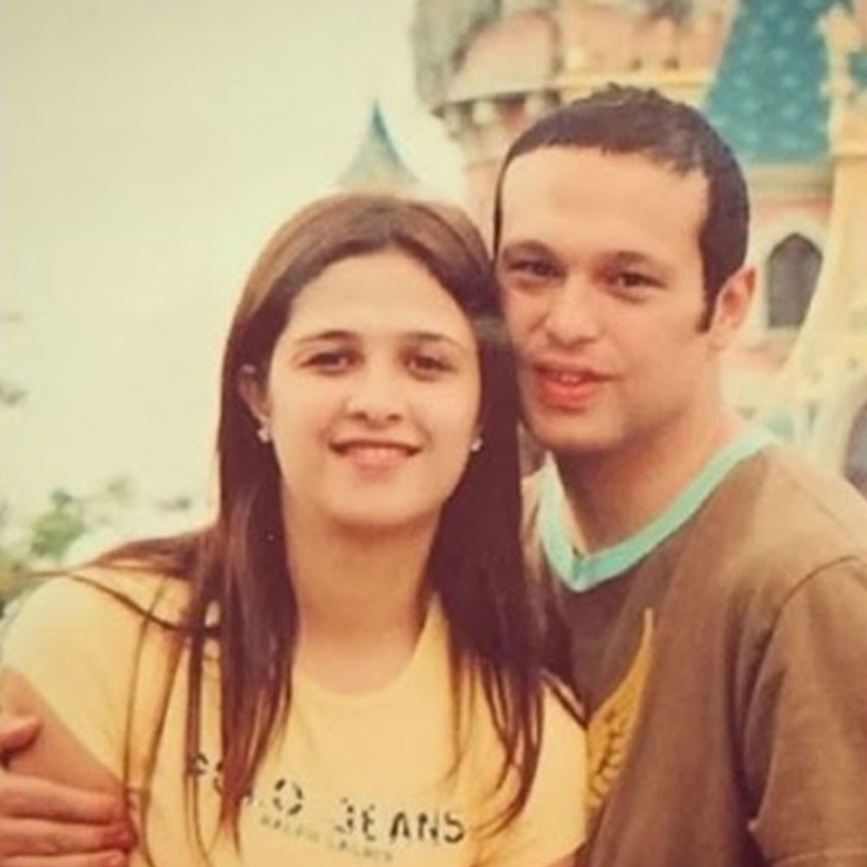 ياسمين عبد العزيز وزوجها السابق 