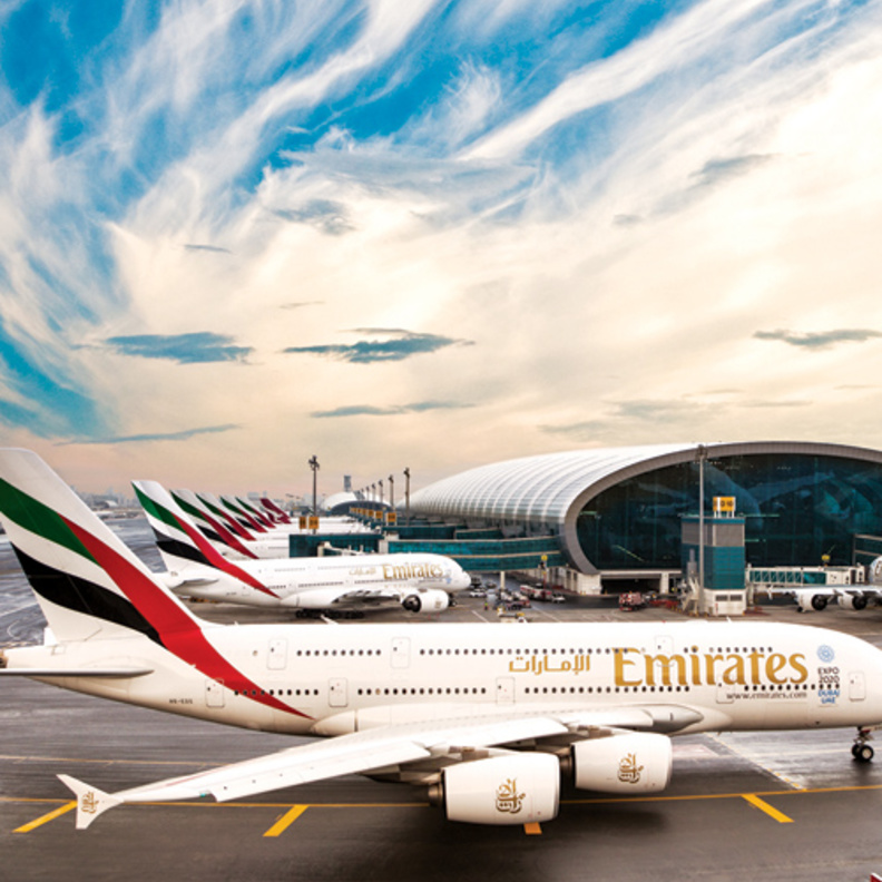 مطار دبي الدولي ثالث أكبر مطارات العالم