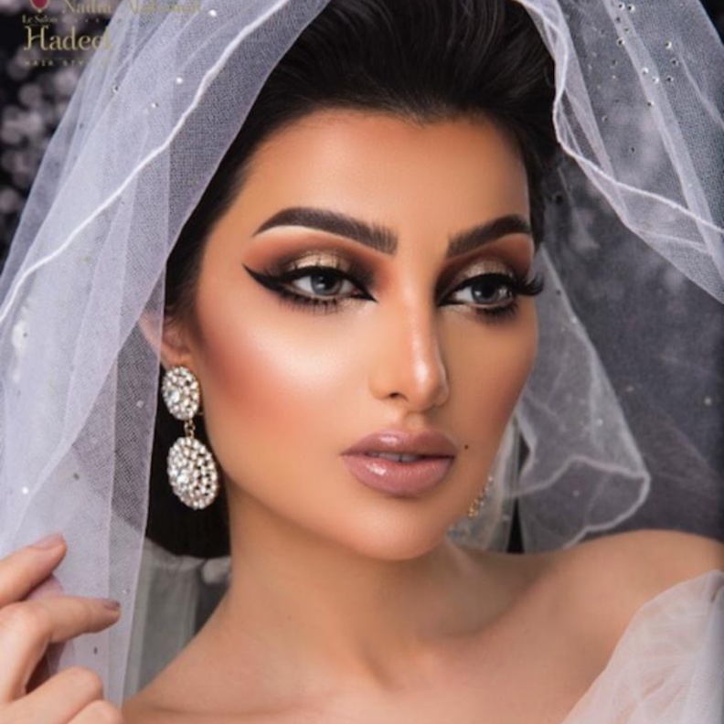مكياج عروس من الميك أب ارتست نادية الغامدي