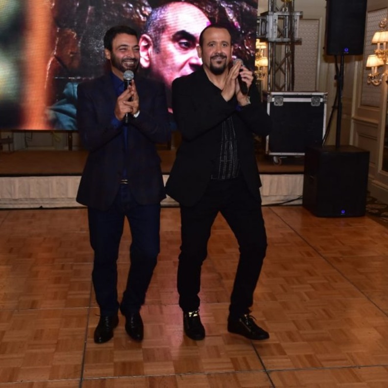 حميد الشاعري وهشام عباس 