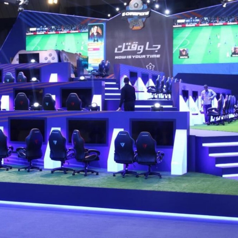 استعدادات البطولة تحت شعار جا وقتك في الصالة الخضراء بالدمام