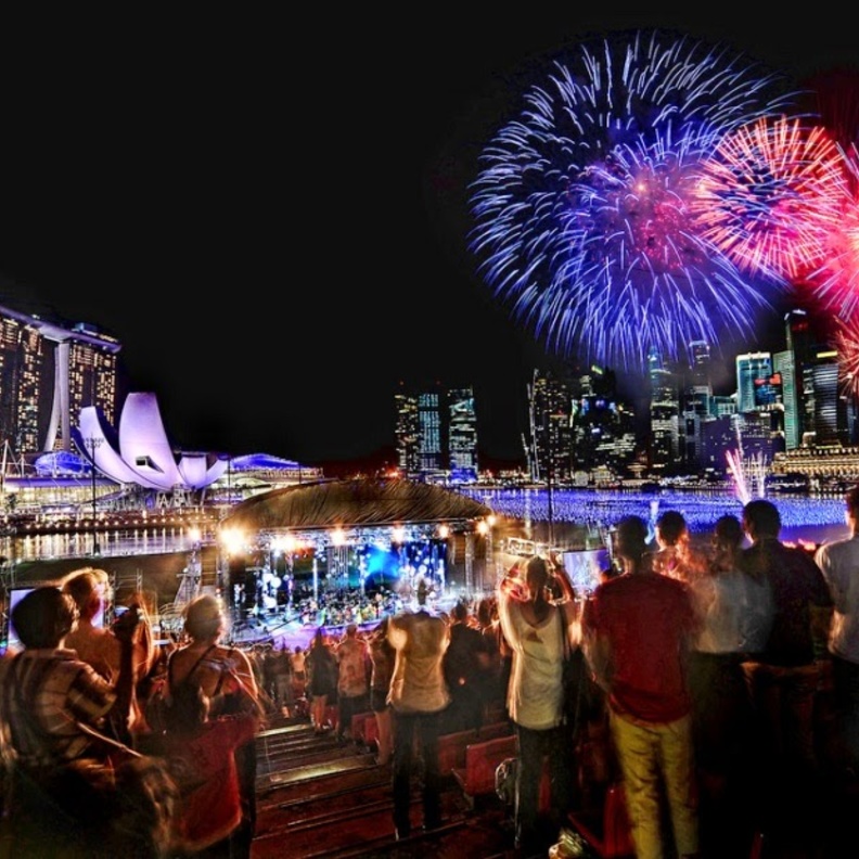 احتفالات سنغافورة بالعام الجديد