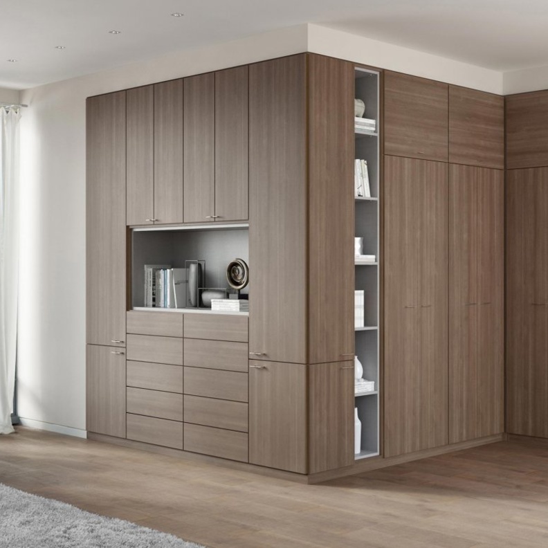  أبواب السحب تناسب الخزائن الجدارية في غرف النوم