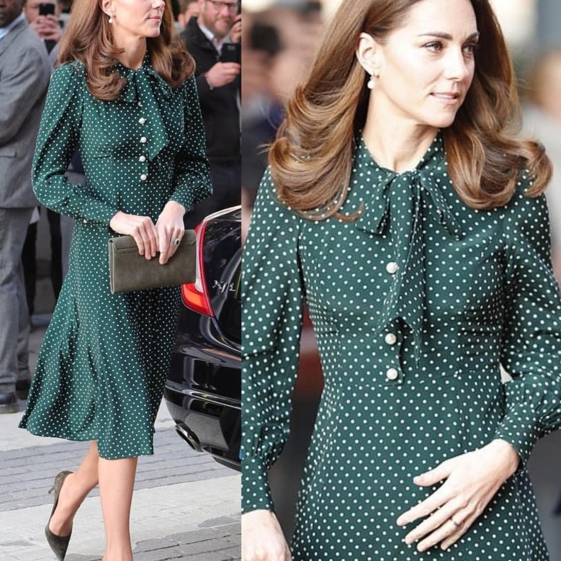 أنوثة ساحرة وملفتة للنظر في إطلالة الأميرة كيت ميدلتون kate Middletonالأخيرة