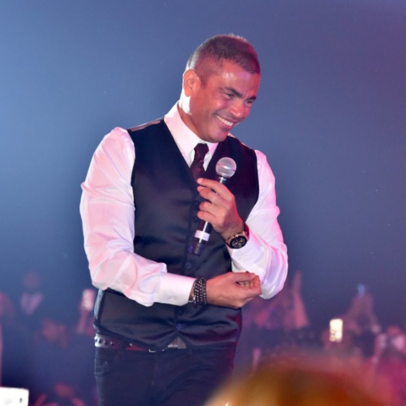 عمرو دياب يحيي أولى حفلاته بالرياض في فورمولا إي 2018