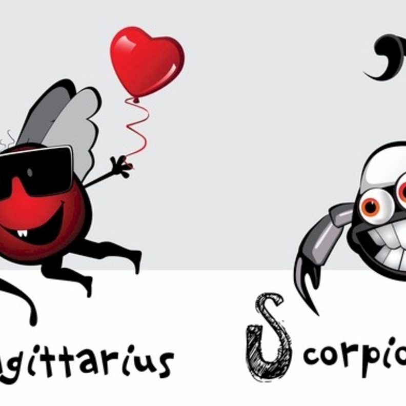 القوس برج ناري بينما العقرب برج مائي وتجمعهما نقاط مشتركة