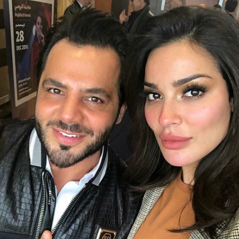 نيشان ونادين نسيب نجيم 