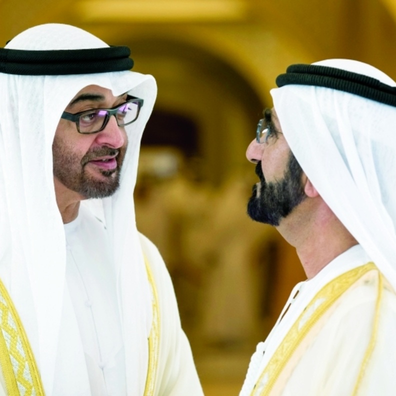 محمد بن زايد و محمد بن راشد 