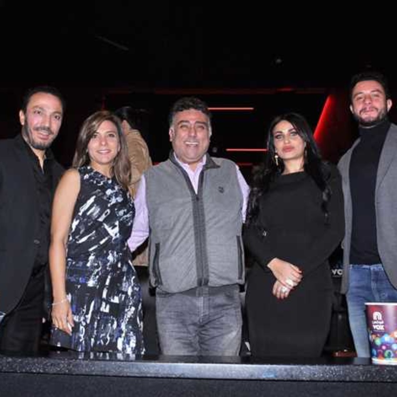 طارق لطفي وزوجته واحمد الفيشاوي وزوجته وتامر حبيب