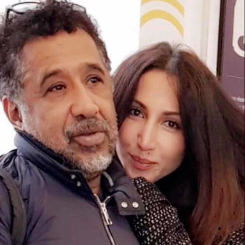 الشاب خالد وزوجته