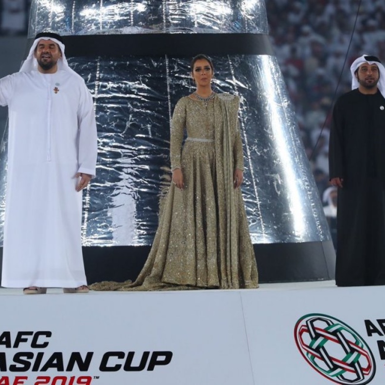 نجوم الامارات في حفل افتتاح كأس اسيا 2019