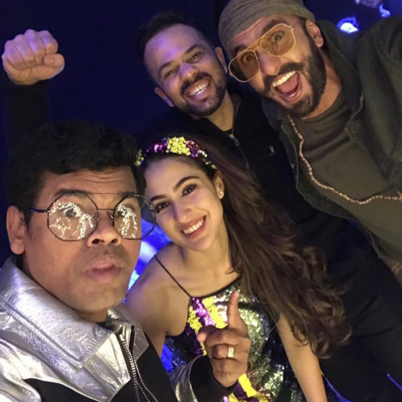 فريق الفيلم حضر بصحبة رانفير سينغ وديبيكا بادوكون