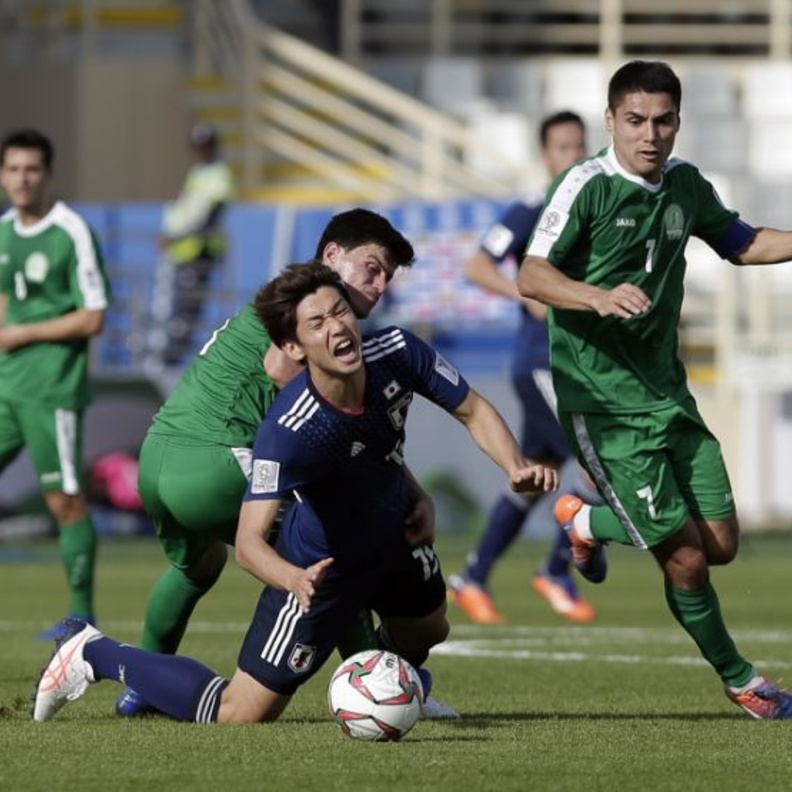 اليابان تفوز على تركمانستان 3-2 في كأس آسيا 2019