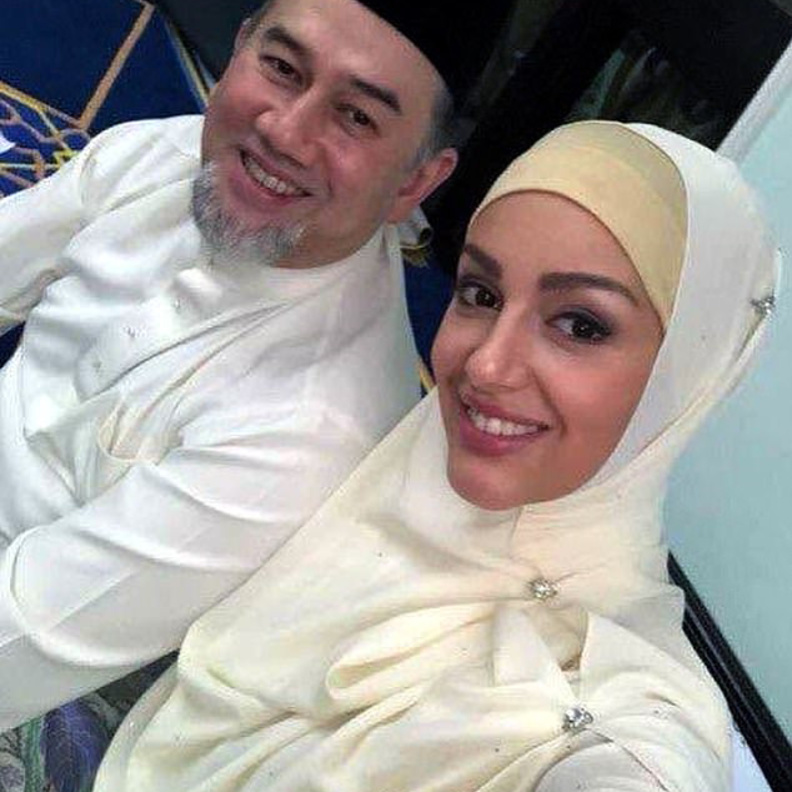 من زفاف ملك ماليزيا
