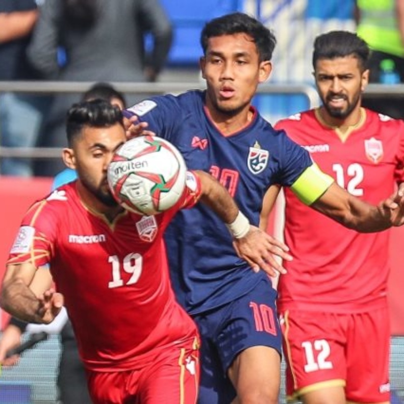 البحرين تخسر من تايلاند في كأس آسيا 2019