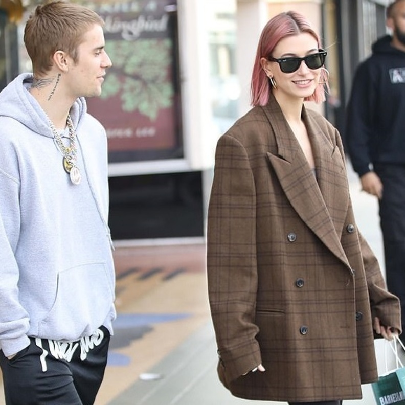 جاستن بيبر وهايلي بالدوين