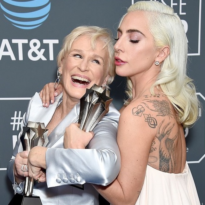 ليدي جاجا و جلين جلوز