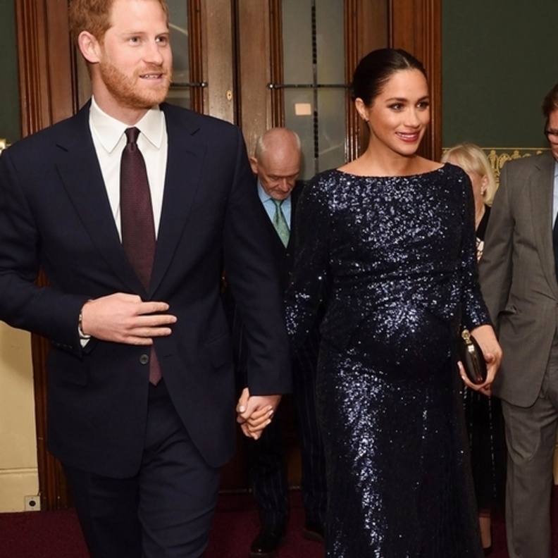 ميغان ماركل والأمير هاري في عرض لسيرك دو سوليه