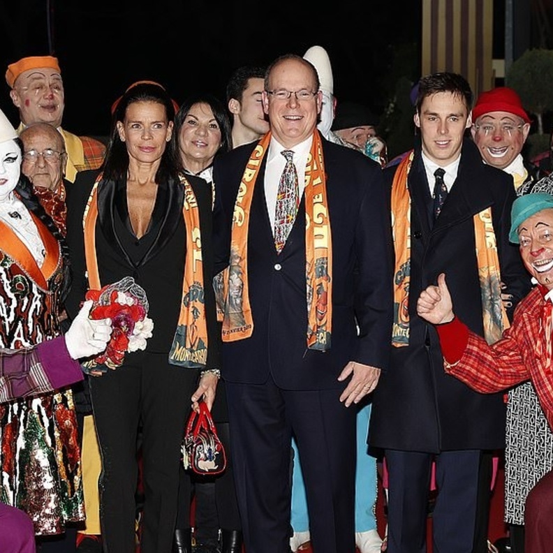  عائلة موناكو الحاكمة في المهرجان السنوي للسيرك