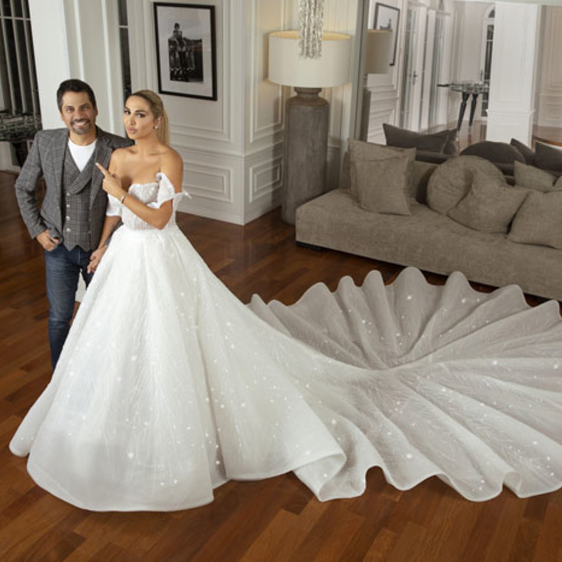  الإعلامية جويل ماردينيان والمصمم وليد عطالله