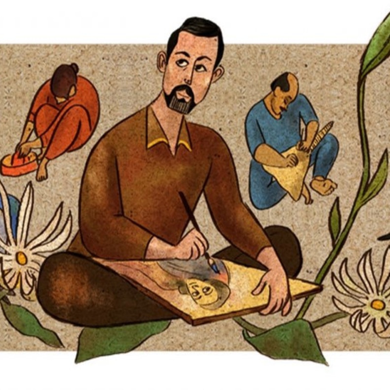 غوغل تحتفل بذكرى ميلاد الفنان السوري لؤي كيالي